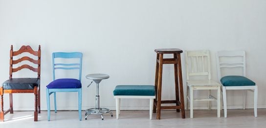 並べられた家具