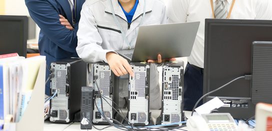オフィス　配線　整理